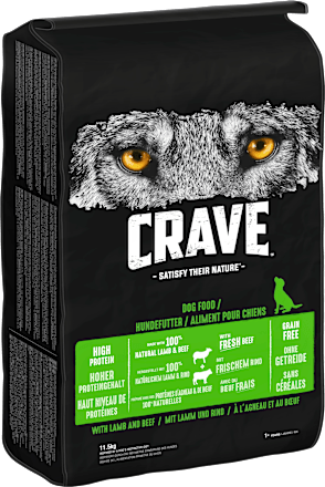 Droogvoer voor honden met lam &amp; rund, volwassen, 11,5 kg