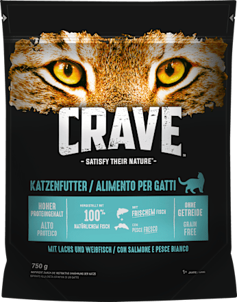 Droog kattenvoer met zalm &amp; witvis, 750 g