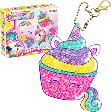 Diamondz Key-Chain Unicorn Set, 1 St