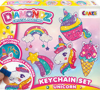 Diamondz Key-Chain Unicorn Set, 1 St