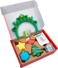 Cadeauset kinderbadtoevoeging Hippo Box Kerst 8-delig, 1 stuk