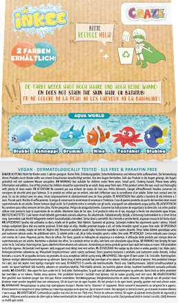 Kinder Badezusatz Aqua Word, 1 St