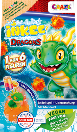 Kinder Badezusatz Badebombe Dragons, 1 St