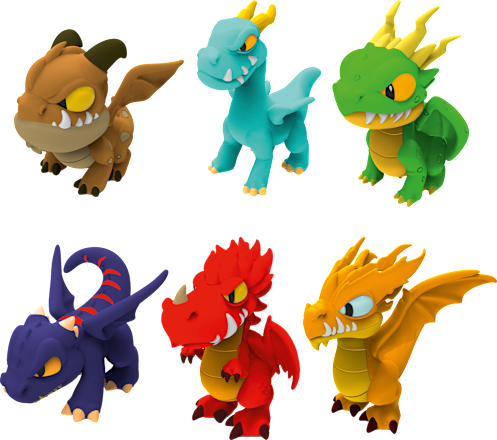 Kinderbadtoevoeging Badbom Draken, 1 st.