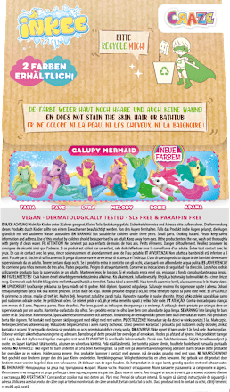 Kinder Badezusatz Badebombe Galupy Mermaid, 1 St