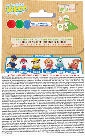 Kinderbadtoevoeging badbom Paw Patrol, 1 stuk