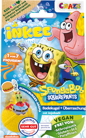 Kinderbadtoevoeging badbom Sponge Bob, 1 stuk