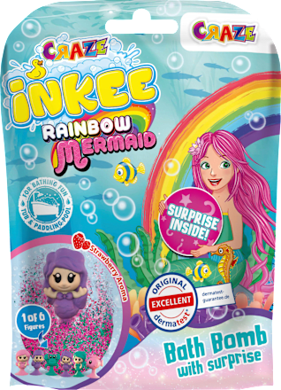 Kinder Badezusatz Badebombe Surprise Mermaid, 1 St CRAZE