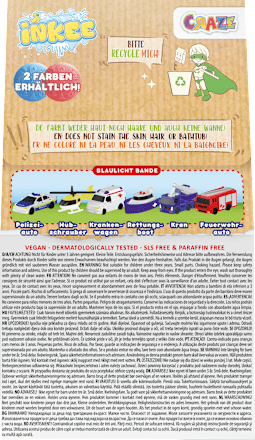 Kinder Badezusatz Blaulicht Bande, 1 St
