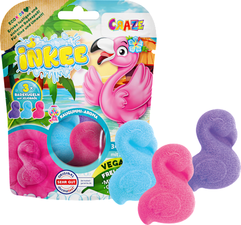 Kinder Badezusatz Flamingo, 3 St