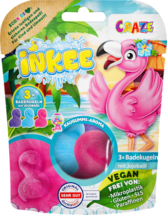 Kinder Badezusatz Flamingo, 3 St