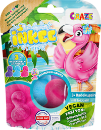 Kinder Badezusatz Flamingo, 3 St