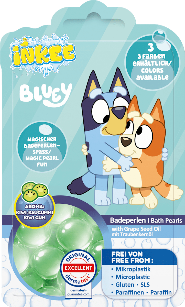 CRAZE Kinder Badezusatz Magischer Badeperlenspaß Bluey, 8 St
