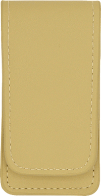 Manicure koffer leer 3-delig, 1 stuk