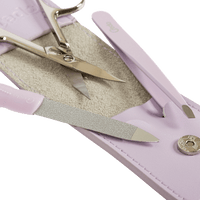 Maniküre-Etui Travel rosa 3tlg, 1 St