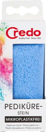 Pedicure steen monoblok blauw, 1 st