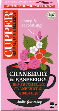 Früchtetee mit Cranberry & Himbeere (20 Beutel), 40 g
