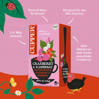 Früchtetee mit Cranberry & Himbeere (20 Beutel), 40 g