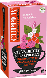 Früchtetee mit Cranberry & Himbeere (20 Beutel), 40 g