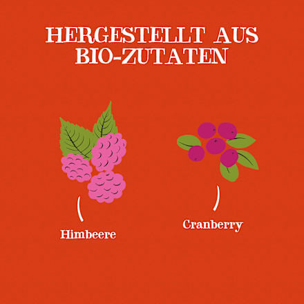 Früchtetee mit Cranberry & Himbeere (20 Beutel), 40 g