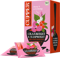 Früchtetee mit Cranberry & Himbeere (20 Beutel), 40 g
