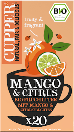 Früchtetee mit Mango & Limette (20 Beutel), 36 g