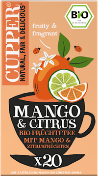 Früchtetee mit Mango & Limette (20 Beutel), 36 g