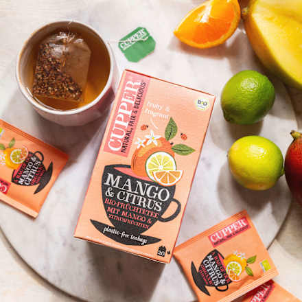 Früchtetee mit Mango & Limette (20 Beutel), 36 g