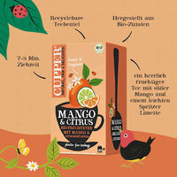 Früchtetee mit Mango & Limette (20 Beutel), 36 g