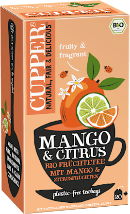 Früchtetee mit Mango & Limette (20 Beutel), 36 g