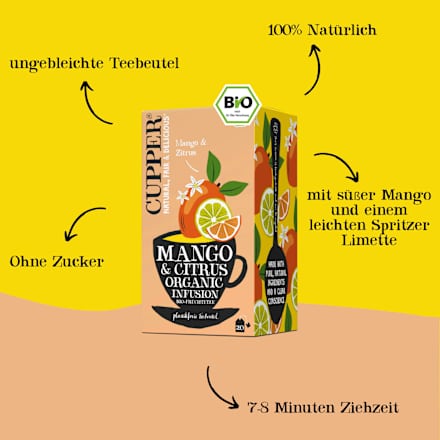 Fruitthee met mango &amp; limoen (20 theezakjes), 36 g