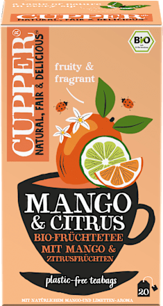 Früchtetee mit Mango & Limette (20 Beutel), 36 g