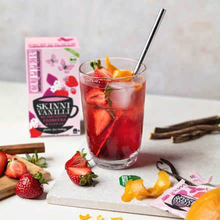 Vruchtenthee "Skinni Vanilli" met aardbei &amp; vanille (20 theezakjes), 40 g
