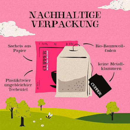 Früchtetee "Skinni Vanilli" mit Erdbeere & Vanille (20 Beutel), 40 g