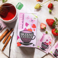 Früchtetee "Skinni Vanilli" mit Erdbeere & Vanille (20 Beutel), 40 g