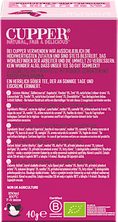 Früchtetee "Skinni Vanilli" mit Erdbeere & Vanille (20 Beutel), 40 g