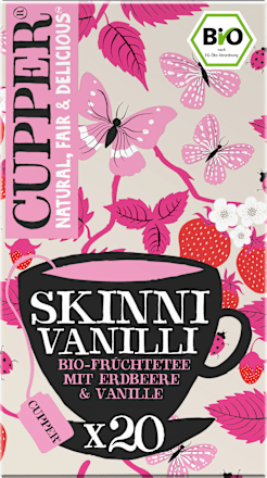 Vruchtenthee "Skinni Vanilli" met aardbei &amp; vanille (20 theezakjes), 40 g