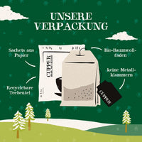 Cupper Früchtetee, Winter Strudel mit Apfel & Zimt (20 Beutel), 50 g