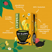 Kruidenthee "Be Happy" met citroen, kaneel, gember, zwarte peper (20 theezakjes), 40 g