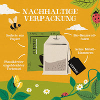 Kruidenthee "Be Happy" met citroen, kaneel, gember, zwarte peper (20 theezakjes), 40 g