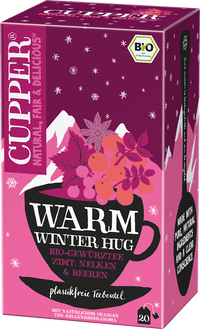 Cupper Gewürztee, Warm Winter Hug mit Zimt, Nelken & Beeren (20 Beutel), 40 g