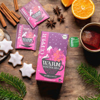 Cupper Gewürztee, Warm Winter Hug mit Zimt, Nelken & Beeren (20 Beutel), 40 g