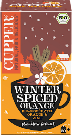 Winterse kruidensinaasappelthee met sinaasappel en kaneel (20 theezakjes), 40 g