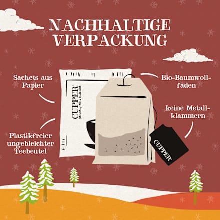 Winterse kruidensinaasappelthee met sinaasappel en kaneel (20 theezakjes), 40 g