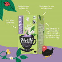 Cupper Grüner Tee,  Matcha Energy mit Matcha & Acerola (20 Beutel), 40 g