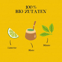 Kräutertee "Brazilian Sunset" mit Limette, Minze & Mate (20 Beutel), 40 g