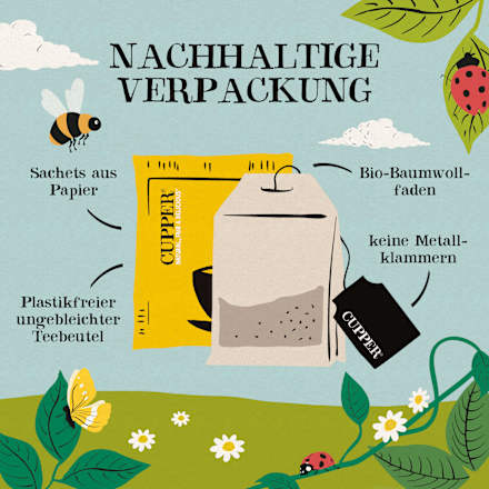 Kräutertee "Brazilian Sunset" mit Limette, Minze & Mate (20 Beutel), 40 g