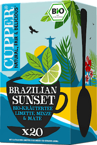 Kräutertee "Brazilian Sunset" mit Limette, Minze & Mate (20 Beutel), 40 g