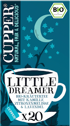 Little Dreamer kruidenthee met kamille, citroenmelisse en lavendel (20 theezakjes), 30 g