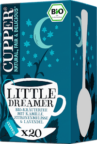 Kräutertee "Little Dreamer" mit Kamille, Zitronenmelisse & Lavendel (20 Beutel), 30 g